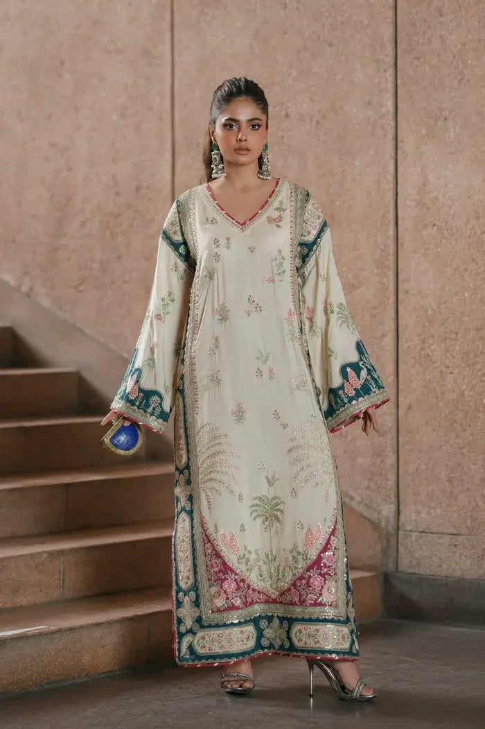 Premium Embroidery Viral Kaftan Stitched