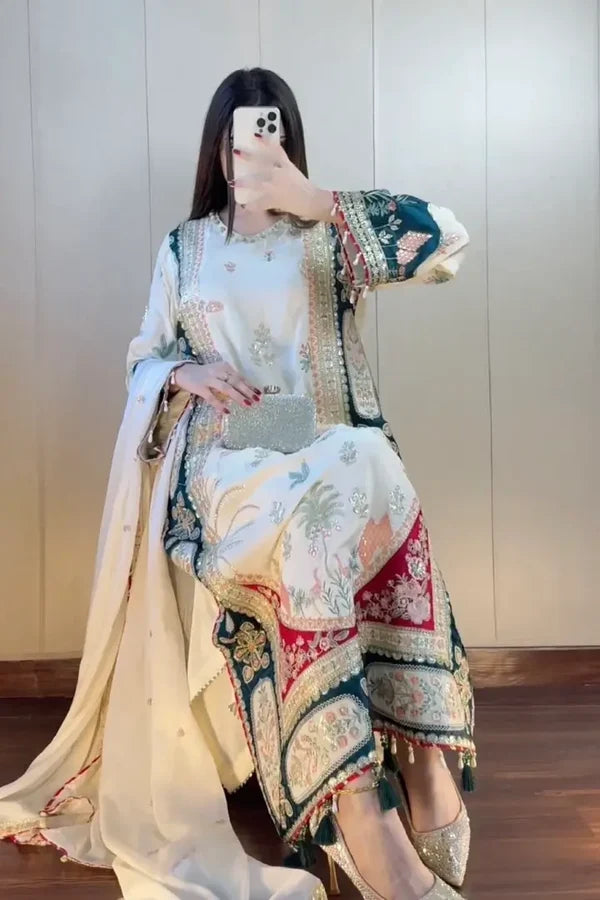 Premium Embroidery Viral Kaftan Stitched